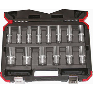 971L - SETS OF SOCKETS - Orig. Gedore red